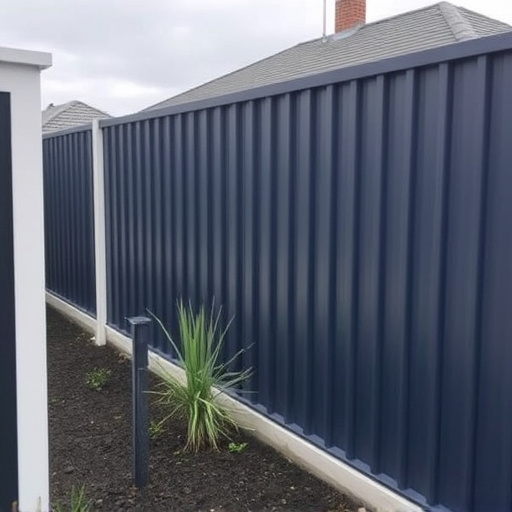 Backyard colorbond fences