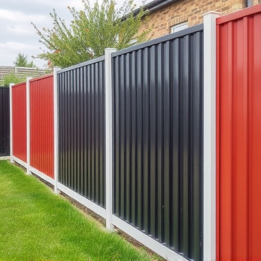 Backyard colorbond fences