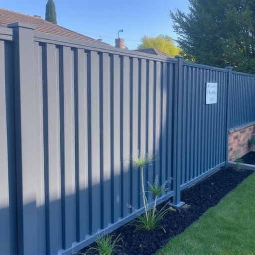 Backyard colorbond fences