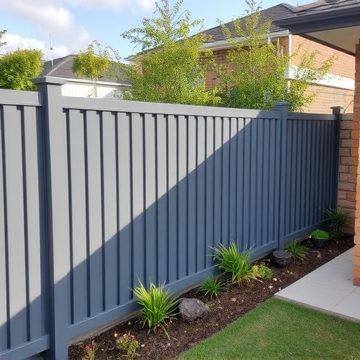 Backyard colorbond fences