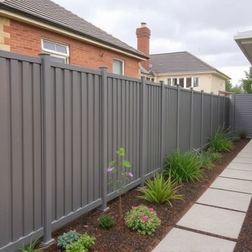Backyard colorbond fences