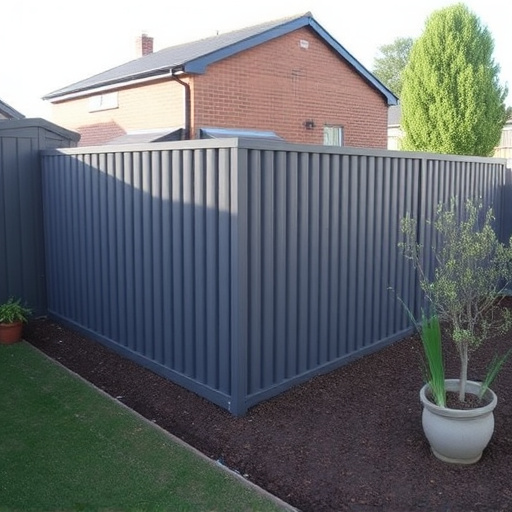 Backyard colorbond fences