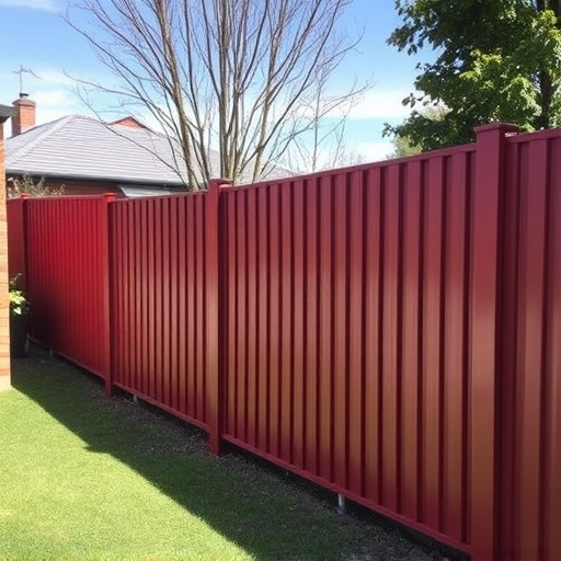 Backyard colorbond fences