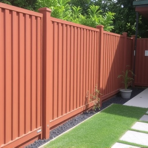 Backyard colorbond fences