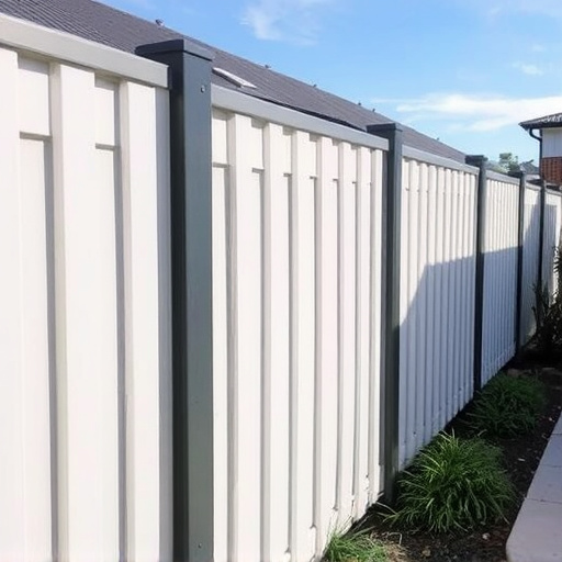 Backyard colorbond fences