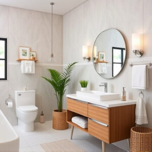 Modern Bathrooms Redefined: Jones Plumbing Plus’ Vanity & Mirror Collection