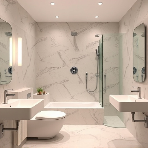 bathrooms and showers