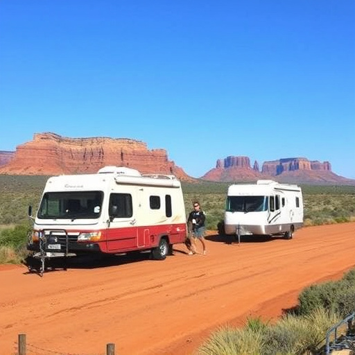 caravans traveling Australia