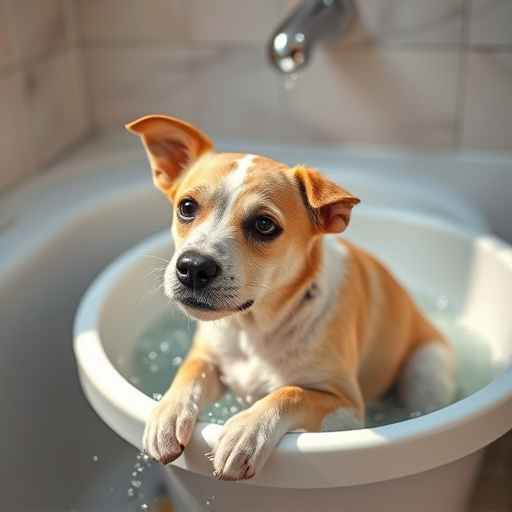 dog bathing