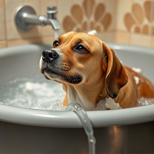 dog bathing