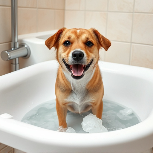 dog bathing