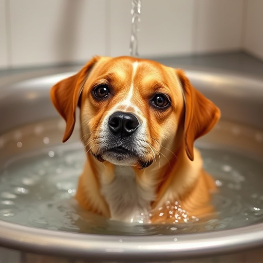 dog bathing