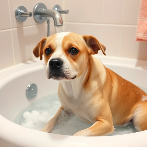 dog bathing