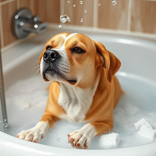 dog bathing