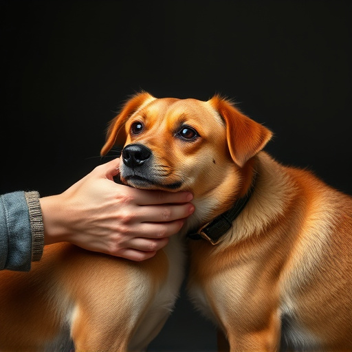 dog petting