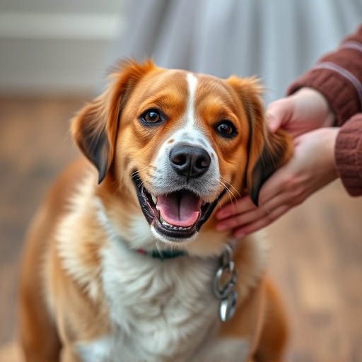dog petting