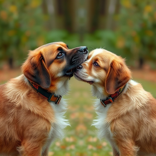 dog petting