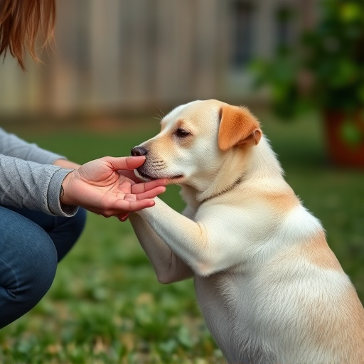 dog petting