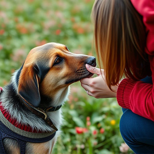 dog petting