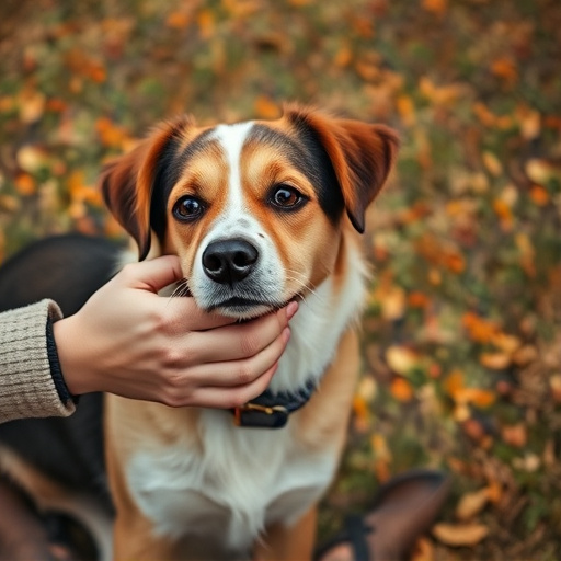dog petting