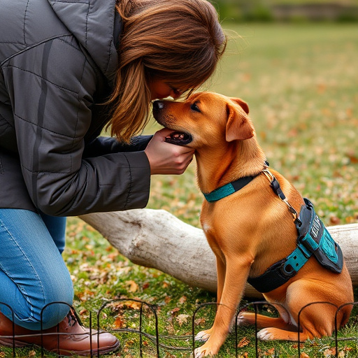 dog petting