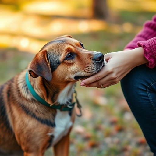 dog petting