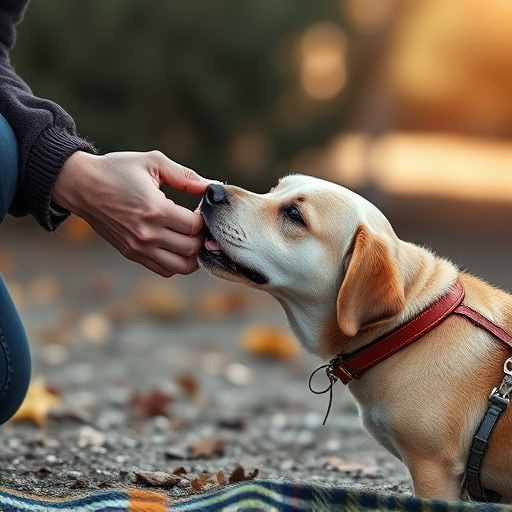 dog petting