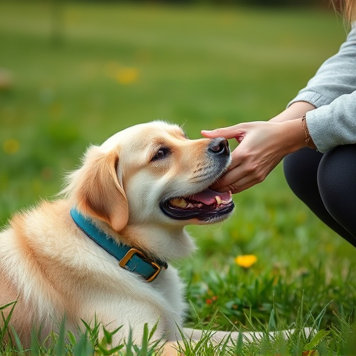 dog petting