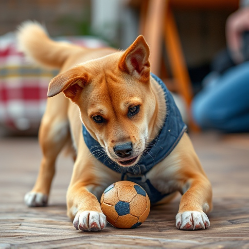 dog playing