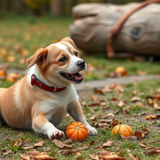 dog playing