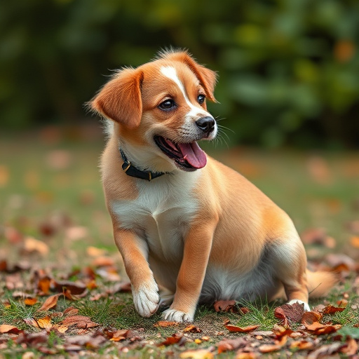 dog playing