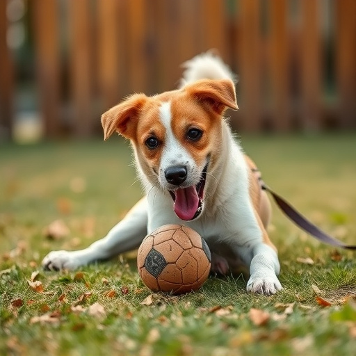 dog playing
