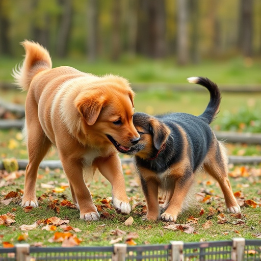 dog playing