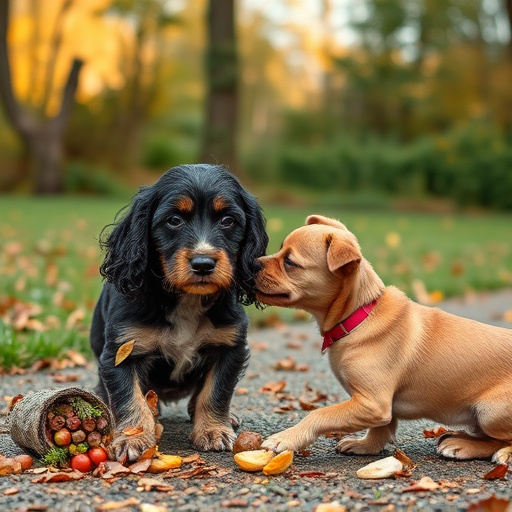 dog playing
