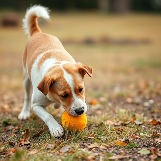 dog playing