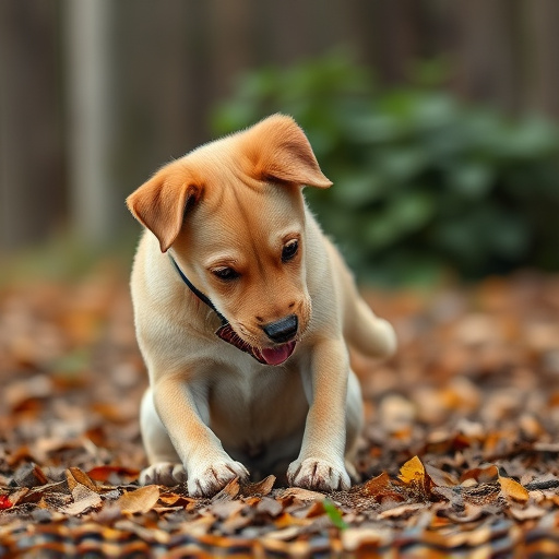 dog playing