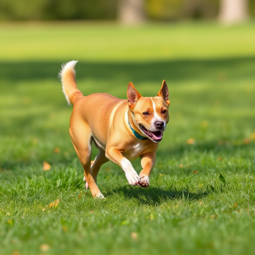 dog running