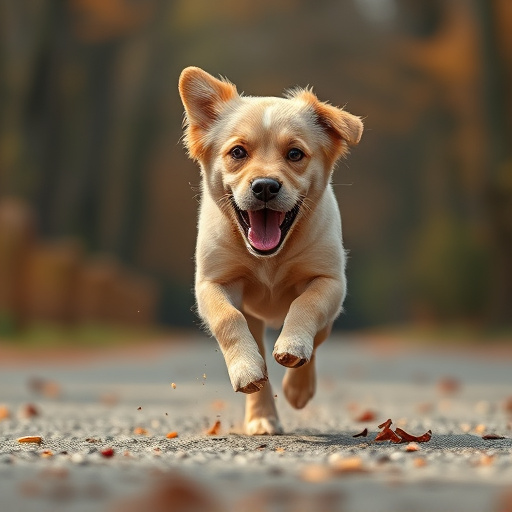 dog running