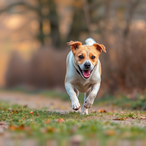 dog running