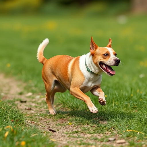 dog running