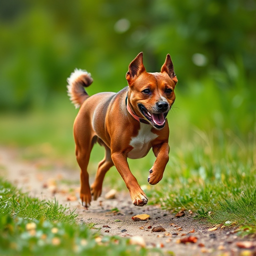 dog running