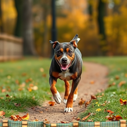 dog running