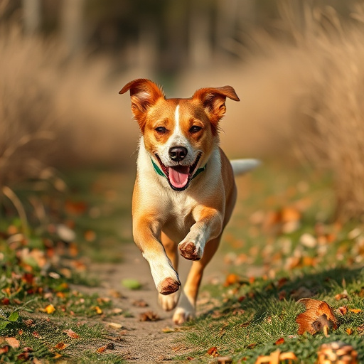 dog running