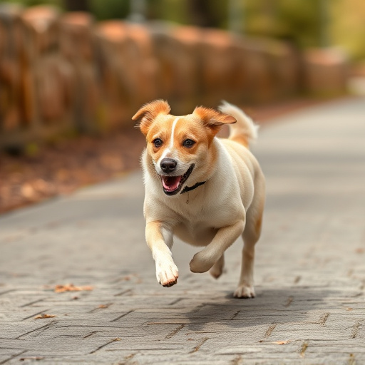 dog running