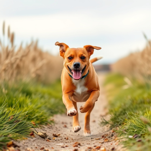 dog running