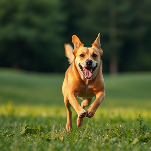 dog running
