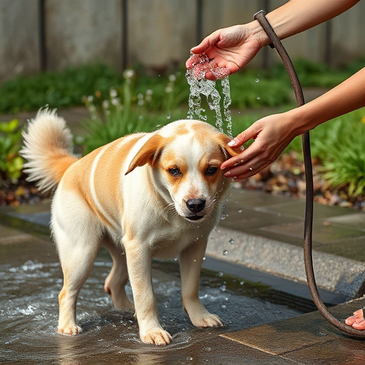 dog washing