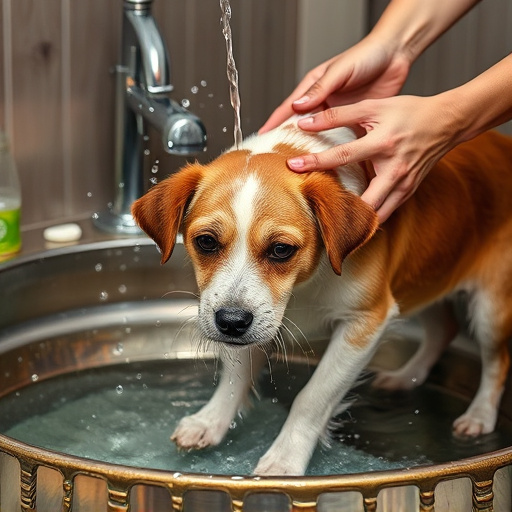 dog washing