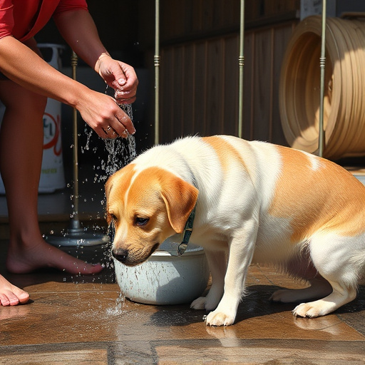 dog washing