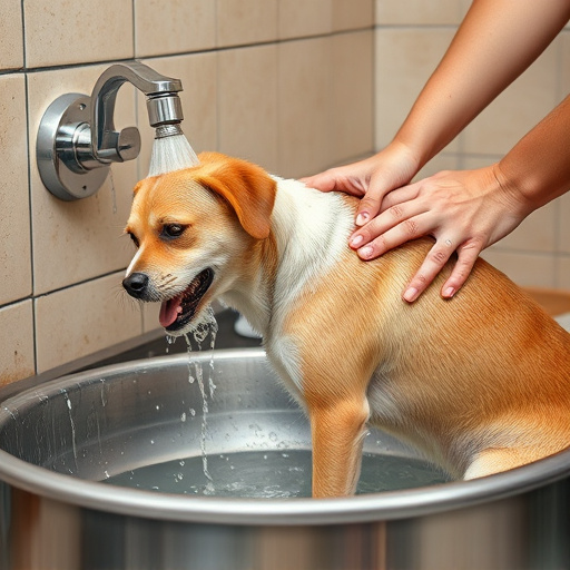 dog washing